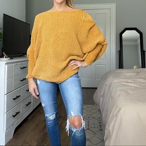 Mustard sweater (size small)
